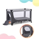 Ліжечко Kinderkraft манеж Leody Grey (5902533917990) - зображення 3