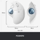 Бездротова Миша Logitech Ergo M575 Trackball for Business Wireless Off-white - зображення 8