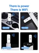 Wi-Fi 4G LTE USB модем, роутер із підтримкою сім-карт Київстар, Vodafone, Lifecell та ін. білий - зображення 3