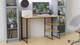 Компьютерный стол Ferrum-decor Кевин 75x140x60 черный ДСП Дуб Артизан 16мм (KEV2330) - изображение 2