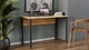 Компьютерный стол Ferrum-decor Курт 75x100x60 черный ДСП Дуб Артизан 16мм (KURT2234) - изображение 5