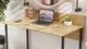 Комп'ютерний стіл Ferrum-decor Скай 75x140x70 чорний ДСП Дуб Артізан 32мм (SKA2095) - зображення 2