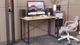 Компьютерный стол Ferrum-decor Дейв 75x120x60 черный ДСП Дуб Артизан 16мм (DEY2138) - изображение 2