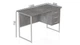 Комп'ютерний стіл Ferrum-decor Гаррі 75x120x60 білий ДСП Бетон 32мм (GARI2387) - зображення 7
