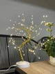 Декоративний нічник дерево настільний світильник Bonsai Led h20in N1 золотистий з теплим світлом від USB або 3AA - зображення 3