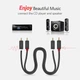 Аудіо кабель RCA на тюльпан RCA подвійний UGREEN 2RCA Male to 2RCA Male Cable (5м). Black - зображення 4