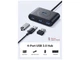 USB-хаб UGREEN розширювач із входом USB-A HUB адаптер (USB 3.0, 5 Gbps, 0.5m). Black - зображення 6