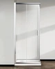 Скляна душова кабіна AVKO Glass RDR06, Гартоване скло, Хром, 90х90х190 см. Без піддону - зображення 2