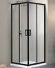 Стеклянная душевая кабина AVKO Glass RDR06, Каленое стекло, Черная, 90х90х190 см. Без поддона - изображение 2