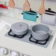 Детская деревянная кухня AVKO Лиана Розовый, Звуковые и световые эффекты + набор посуды из 6 предметов - изображение 12