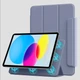 Магнитный чехол-книжка с фиксатором BBM1 Magnetic Case для iPad 10 2022/2024 10,9"/iPad 11" 2025 (A16) Серо-фиолетовый - изображение 1
