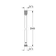 Шланг для душу полімерний Grohe VitalioFlex Silver TwistStop 200 см 27507001 - зображення 2
