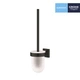 Ершик для унитаза настенный GROHE QuickFix Start Cube 409772430 прямоугольный стеклянный черный CV033772 - изображение 3