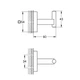 Крючок для ванной комнаты Grohe QuickFix Start Cube 409612430 - изображение 2