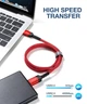 ​Кабель JSAUX USB 3.0 USB A Male to Micro B Male 1м red - изображение 2