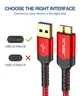 ​Кабель JSAUX USB 3.0 USB A Male to Micro B Male 1м red - изображение 3