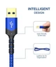 ​Кабель JSAUX USB 3.0 USB A Male to Micro B Male 0.3м blue - изображение 6
