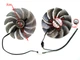 Вентилятор кулер для видеокарты ASRock RX 6600 6650 6700 XT A580 A750 A770 Challenger 95 мм FirstD FDC10U12S9-C (FDC10H12S9-C) комплект 2 шт (№473) - изображение 3