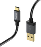 Kabel Hama USB Type C - USB Type C M/M 1.5 m Black (4047443347466) - obraz 1