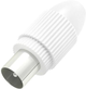 Wtyk antenowy Hama 5 - 7 mm M/F White (4047443431769) - obraz 1