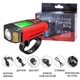 Многофункциональный велосипедный фонарь AS0808 со спидометром, звонком и сигнализацией, Черно-красный - изображение 10