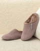 Тапочки домашние велюровые утепленные закрытые Мокко Maybel 38-39 (3070_3) - изображение 2