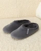 Тапочки домашние велюровые утепленные закрытые Графит Maybel 38-39 (3108_3) - изображение 1