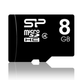 Карта памяти Silicon Power microSDHC 8GB W-4 MB/s, R-4 MB/s Class 4 (SP008GBSTH004V10SP) + SD Adapter - изображение 2