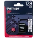 Карта памяти Patriot EP Series microSDXC 128GB (UHS-I U3) W-80 MB/s, R-90 MB/s Class 10 A1 (PEF128GEP31MCX) + SD Adapter - изображение 3