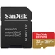Карта памяти SanDisk Extreme microSDHC 32GB (UHS-I U3) W-60 MB/s, R-100 MB/s Class 10 A1 V30 (SDSQXAF-032G-GN6MA) + SD Adapter - изображение 1