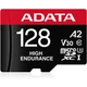 Карта памяти A-DATA High Endurance microSDXC 128GB (UHS-I U3) W-85 MB/s, R-100 MB/s Class 10 A2 V30 (AUSDX128GUI3V30SHA2-RA1) + SD Adapter - изображение 2