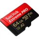 Карта пам'яті SanDisk Extreme PRO microSDXC 64GB (UHS-I U3) W-90 MB/s, R-200 MB/s Class 10 A2 V30 (SDSQXCU-064G-GN6MA) + SD Adapter - зображення 5