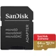 Карта памяти SanDisk Extreme microSDXC 64GB (UHS-I U3) W-60 MB/s, R-100 MB/s Class 10 A1 V30 (SDSQXAF-064G-GN6AA) + SD Adapter - изображение 1