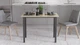 Стол универсальный Knap Ferrum-decor 750x1200x600 Черный металл ДСП Дуб Сонома 16 мм (KNAP012) - изображение 2