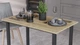 Стол универсальный Knap Ferrum-decor 750x1200x600 Черный металл ДСП Дуб Сонома 16 мм (KNAP012) - изображение 3
