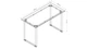 Стол письменный Кнап 2 Ferrum-decor 750x1000x600 Черный металл ДСП Бетон 16 мм (KNAP2007) - изображение 3