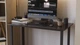 Стол письменный Кнап 2 Ferrum-decor 750x1000x600 Черный металл ДСП Венге Магия 16 мм (KNAP2003) - изображение 6