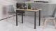Стол универсальный Knap Ferrum-decor 750x1200x600 Черный металл ДСП Дуб Артизан 16 мм (KNAP014) - изображение 7