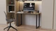 Стол письменный Кнап 2 Ferrum-decor 750x1200x700 Черный металл ДСП Дуб Сонома 16 мм (KNAP2036) - зображення 2