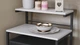 Подставка для микроволновки Kitchen K302 Ferrum-decor 590x550x350 Черный металл ДСП Белый 16 мм (KITCH30201) - изображение 5