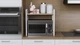 Подставка для микроволновки Kitchen K303 Ferrum-decor 500x550x350 Белый металл ДСП Дуб Сонома 16 мм (KITCH30312) - изображение 5