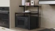 Подставка для микроволновки Kitchen K302 Ferrum-decor 590x550x350 Черный металл ДСП Венге Магия 16 мм (KITCH30203) - изображение 3
