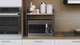 Подставка для микроволновки Kitchen K303 Ferrum-decor 500x550x350 Черный металл ДСП Дуб Артизан 16 мм (KITCH30306) - изображение 1