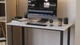 Стіл письмовий Кнап 2 Ferrum-decor 750x1000x600 Чорний метал ДСП Білий 16 мм (KNAP2001) - зображення 4