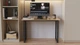 Стол письменный Кнап 2 Ferrum-decor 750x1000x600 Черный металл ДСП Дуб Артизан 16 мм (KNAP2006) - изображение 2