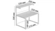 Подставка для микроволновки Kitchen K302 Ferrum-decor 590x550x350 Белый металл ДСП Белый 16 мм (KITCH30209) - изображение 6
