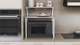 Подставка для микроволновки Kitchen K302 Ferrum-decor 590x550x350 Белый металл ДСП Бетон 16 мм (KITCH30215) - изображение 1