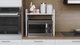Подставка для микроволновки Kitchen K303 Ferrum-decor 500x550x350 Белый металл ДСП Белый 16 мм (KITCH30309) - изображение 6