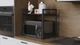 Подставка для микроволновки Kitchen K303 Ferrum-decor 500x550x350 Черный металл ДСП Венге Магия 16 мм (KITCH30303) - изображение 3