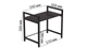 Подставка для микроволновки Kitchen K303 Ferrum-decor 500x550x350 Черный металл ДСП Венге Магия 16 мм (KITCH30303) - изображение 5